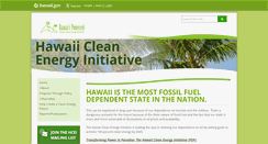 Desktop Screenshot of hawaiicleanenergyinitiative.org