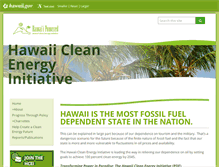 Tablet Screenshot of hawaiicleanenergyinitiative.org